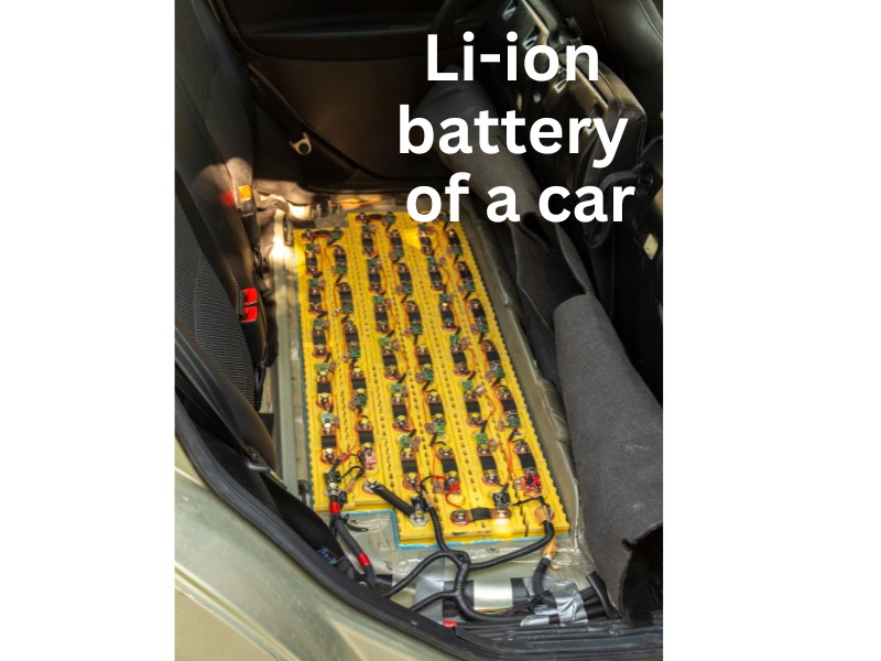 lithium-ion powered car battery